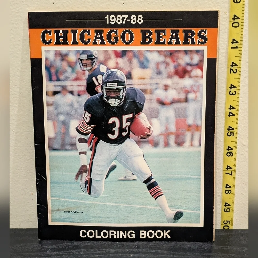 Chicago Bears Coloring Book - Black and Orange